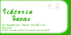 viktoria havas business card